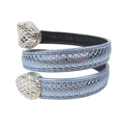 Unused Bvlgari Bulgari Serpenti Forever Serpenti Forever Leather Bracelet