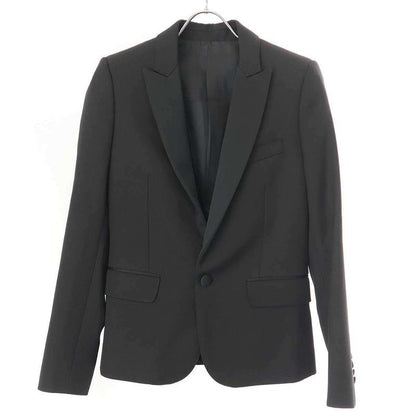Celine Peak Collar Short Tuxedo Jacket 2v131120d Black 34