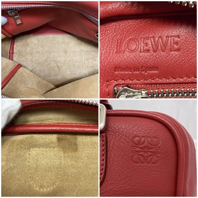 Loewe 2-Way Bag Amazona 75 Red Anagram