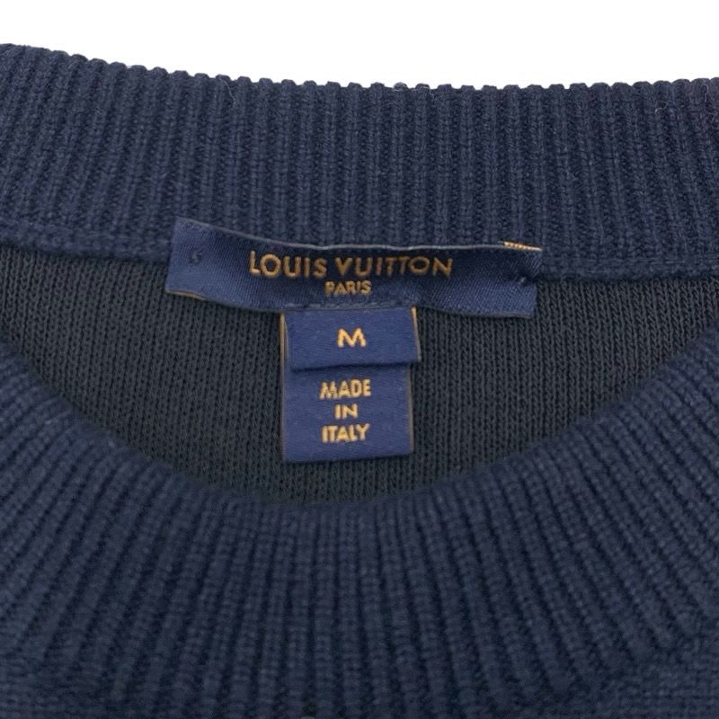 Louis Vuitton Top Knit Open Sleeve Lounge Wear Pullover Monogram Long