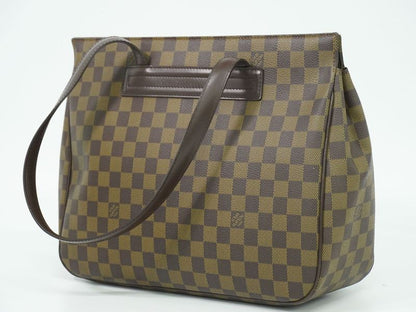 Authentic Louis Vuitton LV Parioli PM Damier Ebène Shoulder Bag Tote Bag Brown