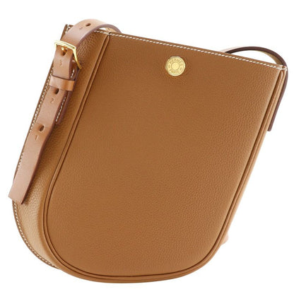 Hermes Perspective Cavaliere 21 Togo Gold Brown U Unisex Shoulder Bag