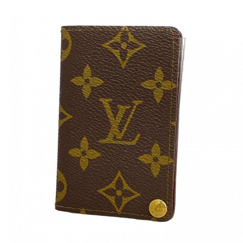 Louis Vuitton Card Case Monogram Porte Cult Cles Diplession M60937 Brown Men