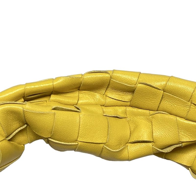 Bottega Veneta Handbag Mini The Jodie Yellow Leather