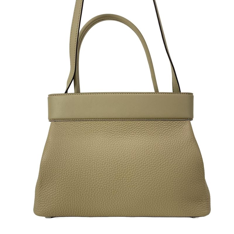 Hermes Handbag Medor Beige Marfa Silver Hardware /2way