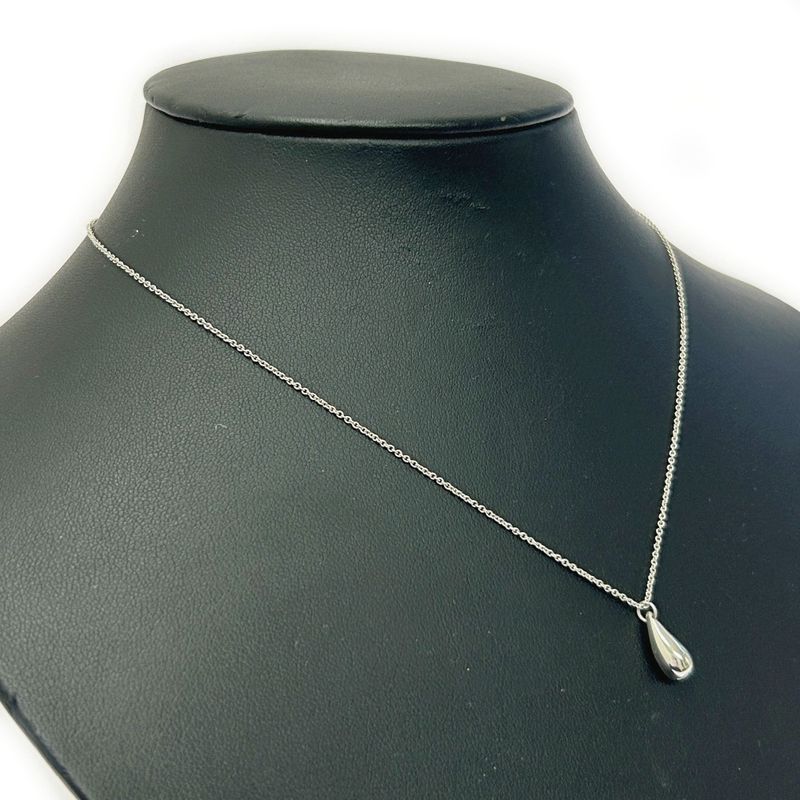 Tiffany & Co Silver Elsa Peretti Tia Dos Rop Necklace 2.9g 925 Engraved 404297