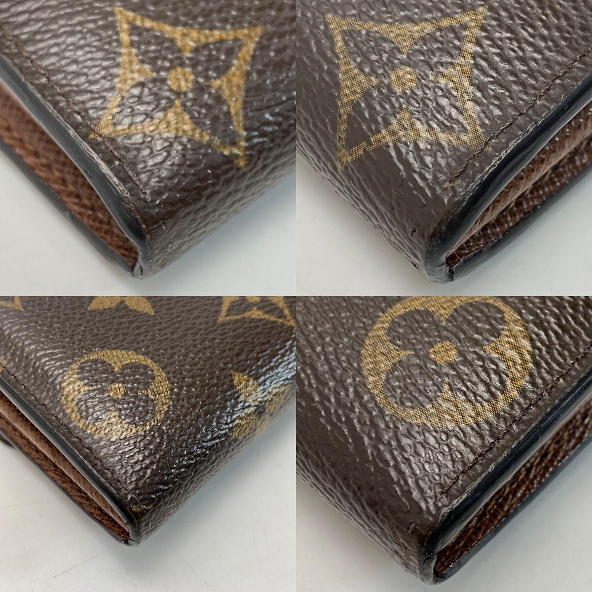 Louis Vuitton Monogram Portefeuille Sarah M61734 Bifold Wallet Leather