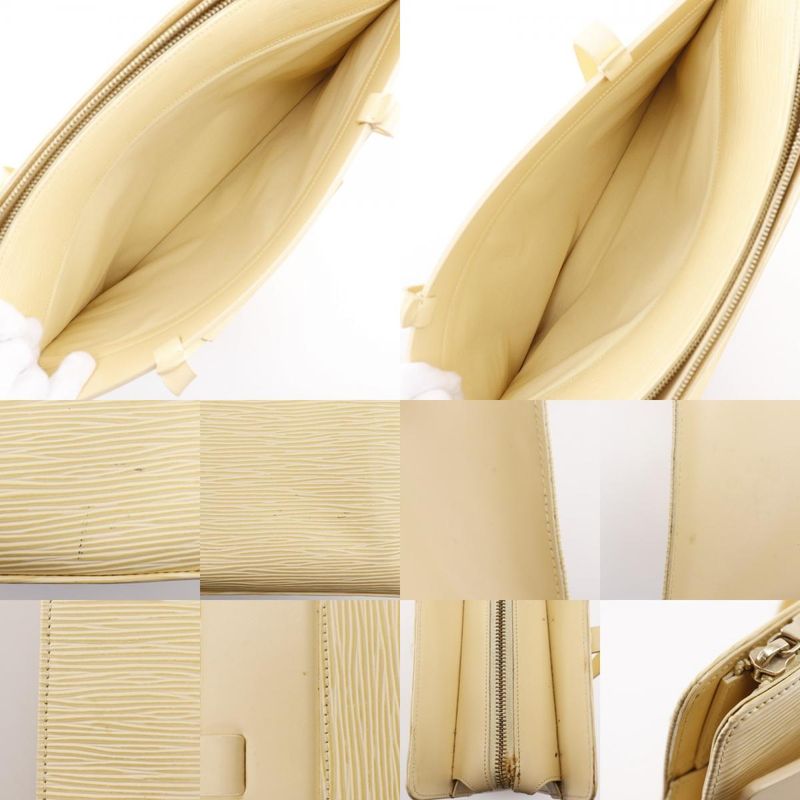 Louis Vuitton Croisette PM M5249a Epi Leather Vanilla Cream Lw0020 Ladies Tote