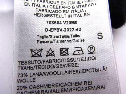 Bottega Veneta Wool And Cashmere Gloves Winter Wear Size S Black Fl7616