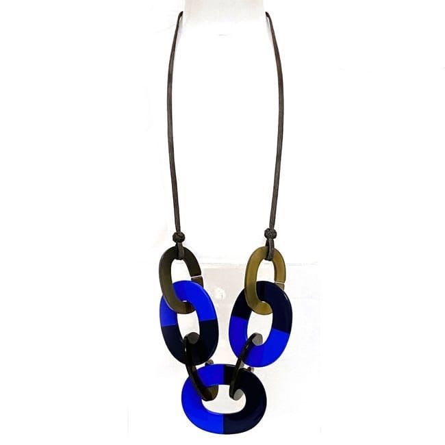 Hermes Necklace Caramba Lacquer Chain Beige