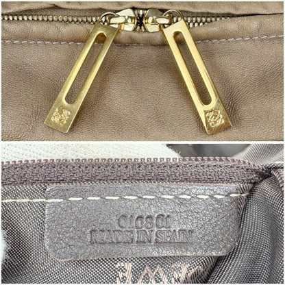 Loewe Amazona 36 Handbag Mini Boston Bag Anagram Logo Stitching Gold Nappaleathe