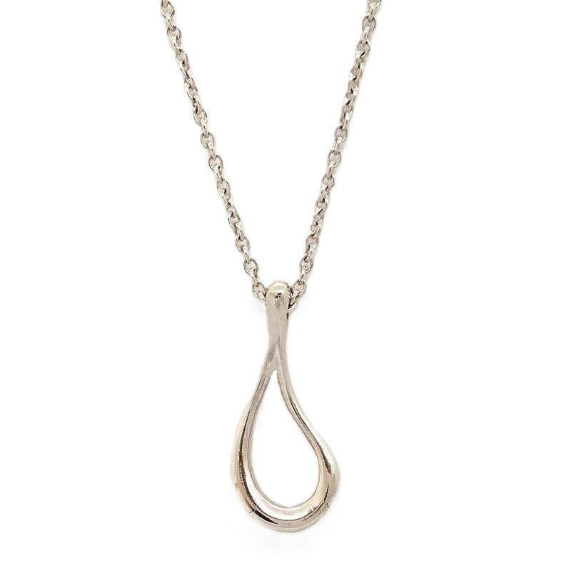 Tiffany & Co Tiffany & Co Teardrop Necklace Sv925 18g Silver Elsa Peretti Open