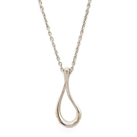 Tiffany & Co Tiffany & Co Teardrop Necklace Sv925 18g Silver Elsa Peretti Open