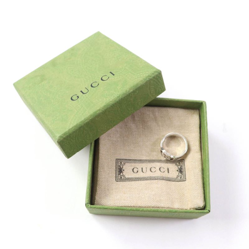 Gucci Sv925 Interlocking G Ring Ring / Accessories Silver /