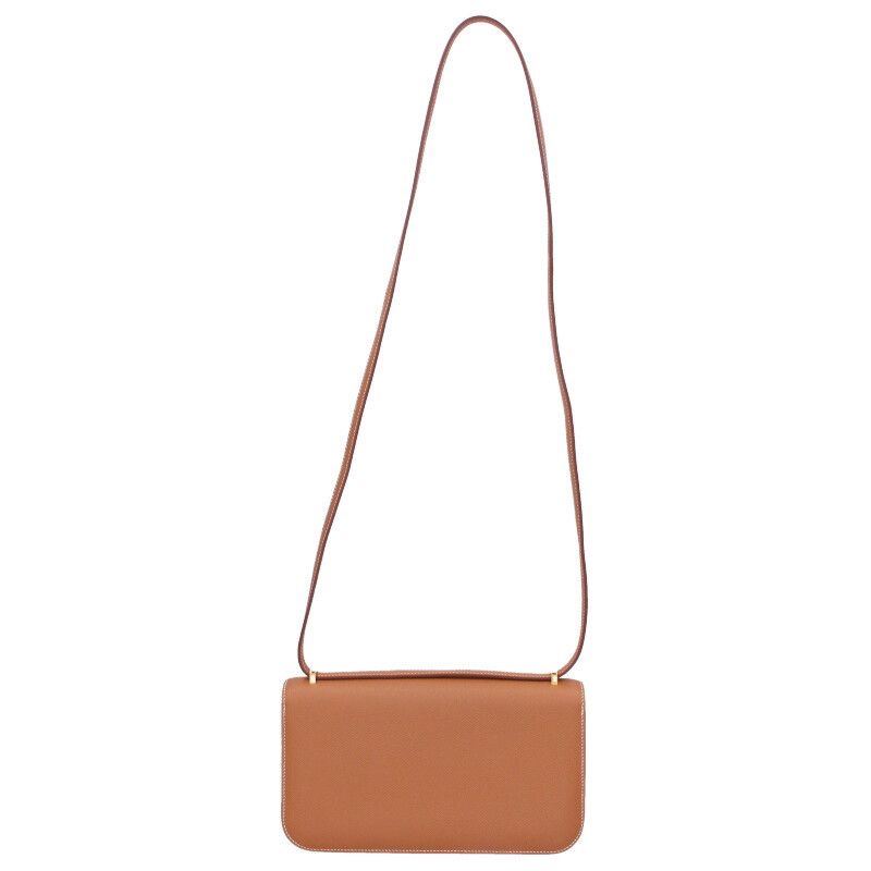 Hermes Constance Elan W Engraved Ghardware Leather Shoulder Bag Men's