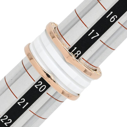 Bvlgari Bvlgari Ring B-Zero1 4 Band Ring 18k Pink Gold Ceramic Pink Gold X