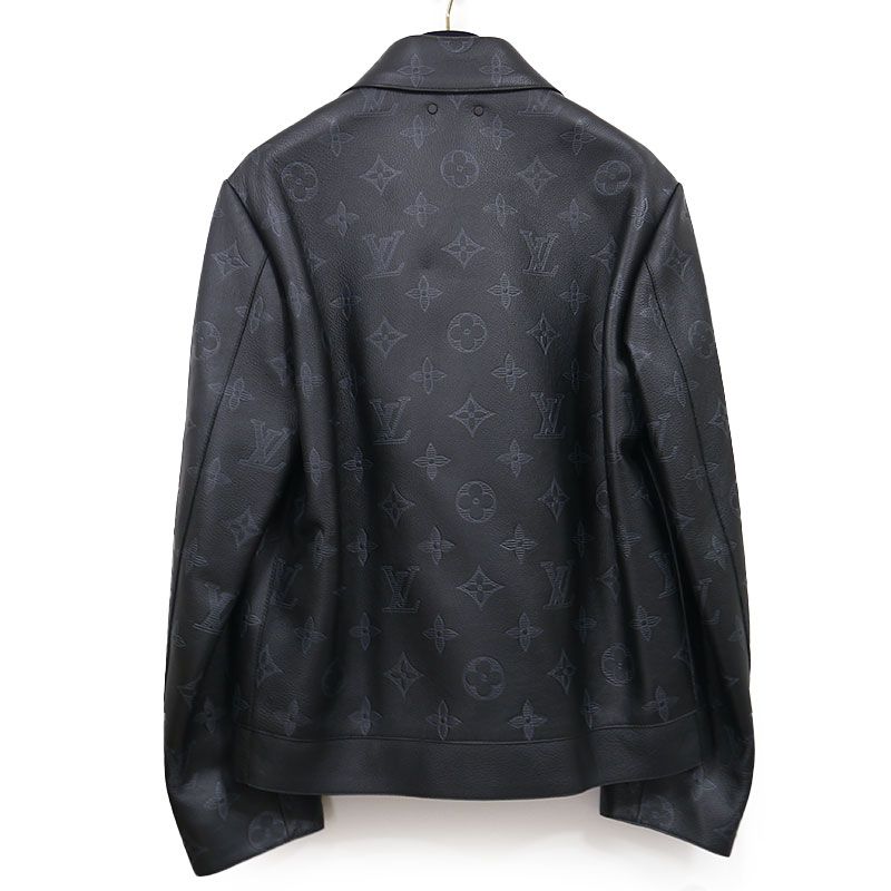 Louis Vuitton Leather Blouson Hkl04emjy Jacket Monogram