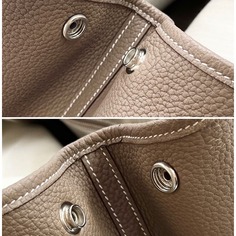 Hermes Handbag Garden Party 36 Etoupe □P Brown