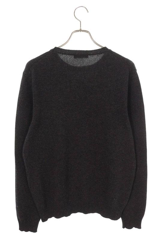Prada Umn638 R102 4Y5 Cashmere Blend Crew Neck Knit Men 50
