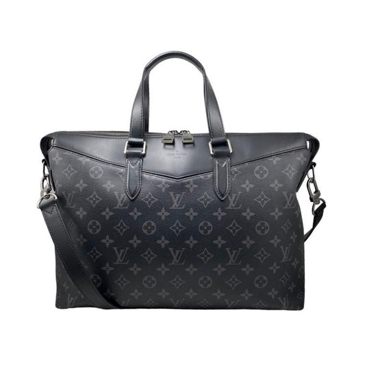 Louis Vuitton Tote Shoulder Bag Briefcase Explorer M40566 Monogram Eclipse