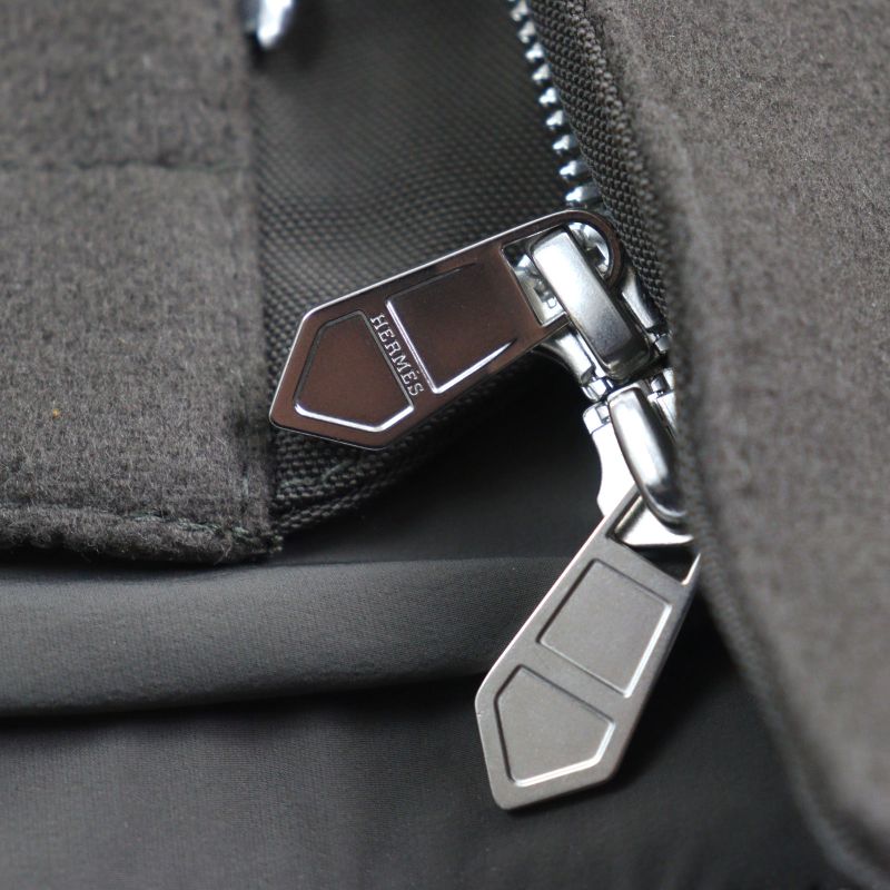 Hermes 24AW H462120hb 100% Wool Serie Buttons Water-repellent Nylon Switch