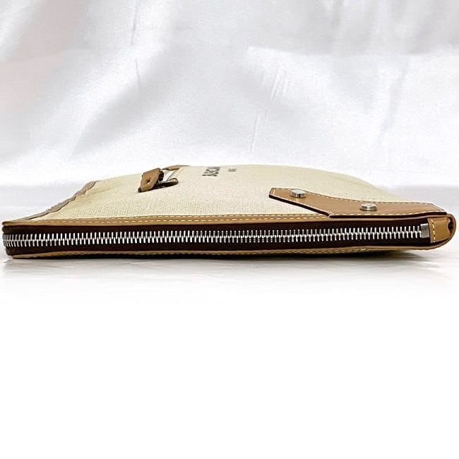 Balenciaga Clutch Bag Beige Natural