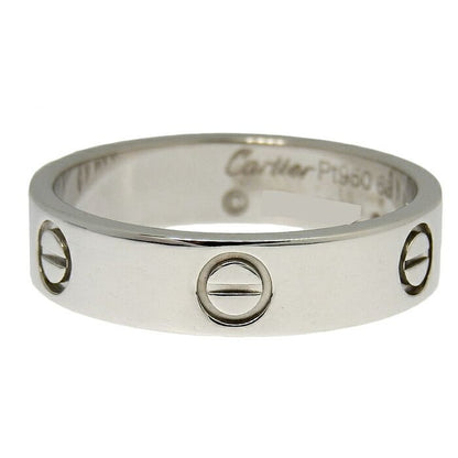 Cartier Love Ring Pt950 Platinum #63 Equivalent To Size 23 Rings Accessories
