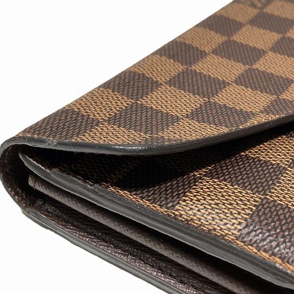 Louis Vuitton Damier Portefeuille Sarah N63209 Long Wallet Unisex