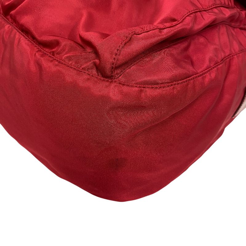 Prada B1738 Messenger Red Shoulder Bag Cabasn Diagonal Shoulder Brand Red Women