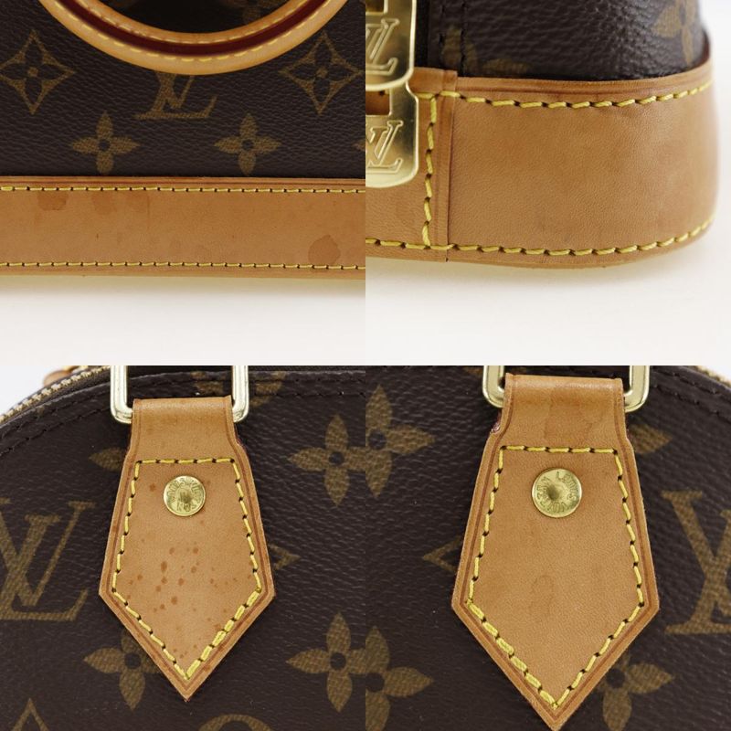 Louis Vuitton Alma BB 2WAY Shoulder M53152 Monogram Canvas Brown Sn3199 Ladies