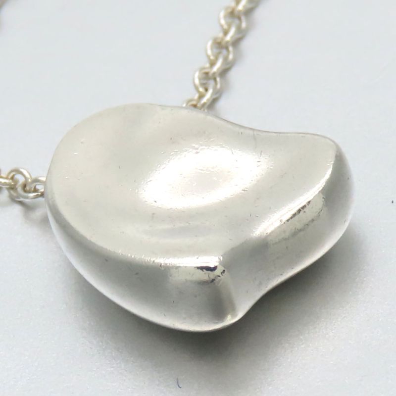 Tiffany & Co Necklace Full Heart 925 Silver Approx 3.5g Silver Elsa Peretti