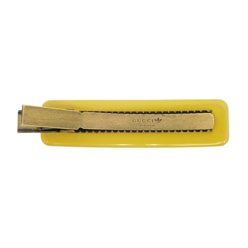 Gucci Adidas Collaboration Hair Clip Yellow - Gold Color - Star