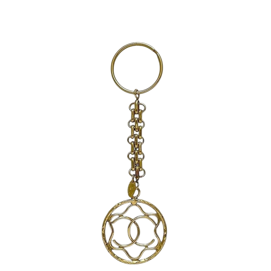 Chanel Key Holder Gold Coco Mark Excellent Condition GP Preowned Chanel