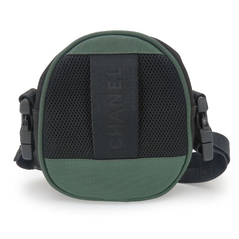 Chanel Shoulder Bag Coco Mark Canvas Black Khaki Pochette Sport 8 Series Ladies