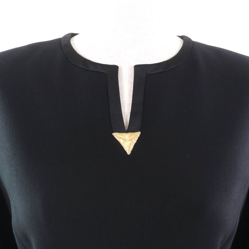 Mademoiselle DIOR Mademoiselle DIOR Vintage 100% Wool Flared Silhouette Long