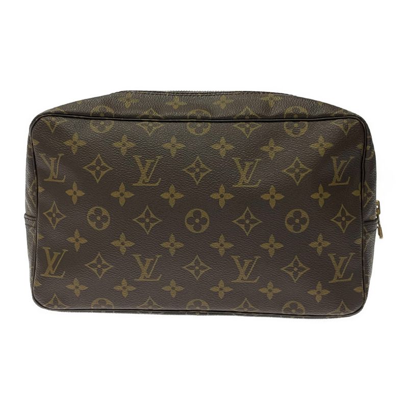 Louis Vuitton M47522 Monogram PVC Trousse Toilette 28 Brown 326427 Second Bag