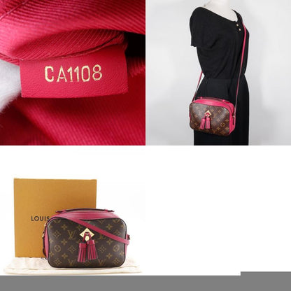 Louis Vuitton Saintonge 2WAY M43556 Monogram Canvas Coquelicot Brown/red Ca1108