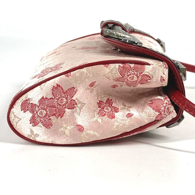 Louis Vuitton Shoulder Bag Griotte M92588 Satin Pink