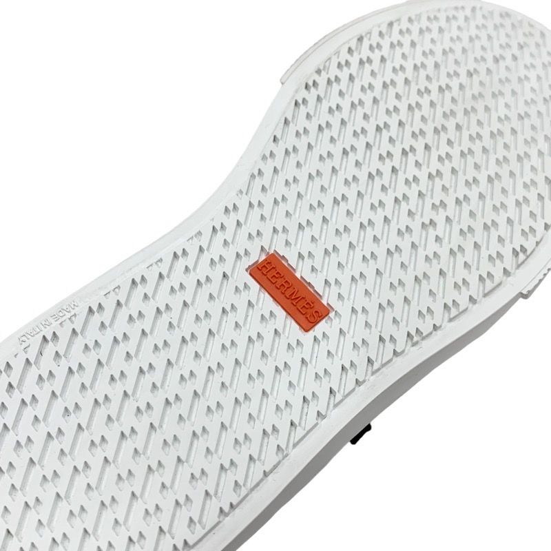 Hermes Daydream Sneakers Shoes Leather Black Kelly Hardware High Cut Sneakers