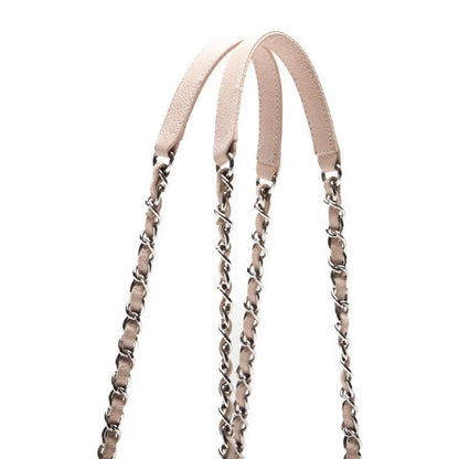 Chanel Matelasse Coco Mark 2WAY Handbag Caviar Skin Pink With Silver Hardware