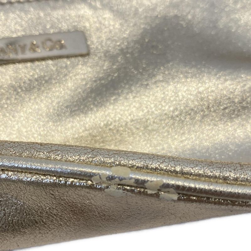 Tiffany & Co Tote Bag Gold Reversible Leather