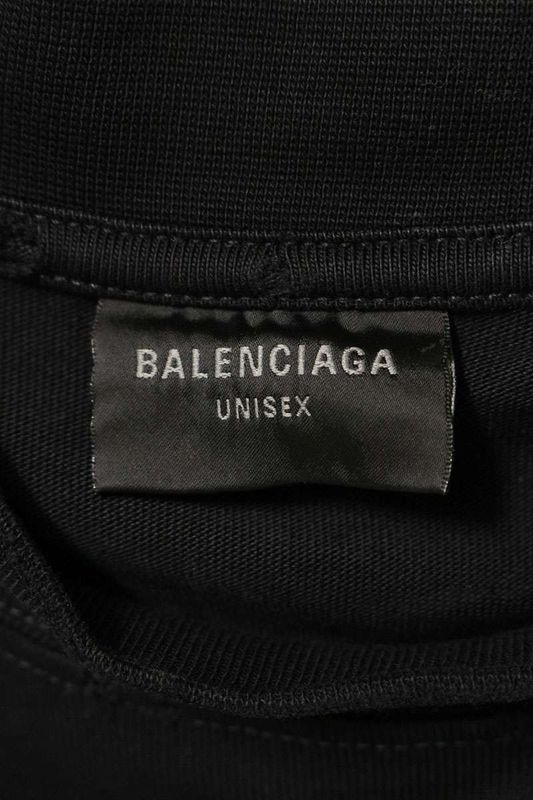 Balenciaga 23SS 739028 Tove4 Paris Moon Used Oversized T-shirt Men 1