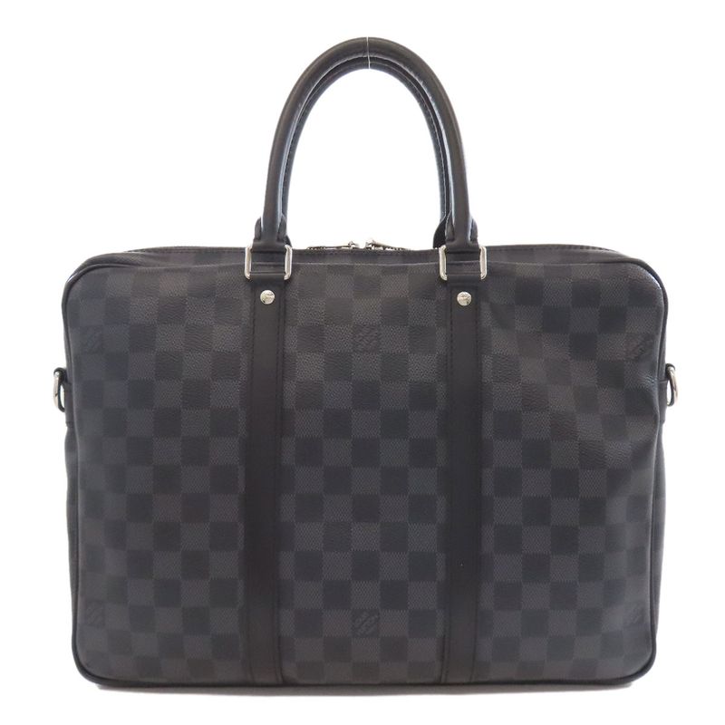 Louis Vuitton N41478 Porte Documents Voyage PM Business Bag Damier Canvas Women