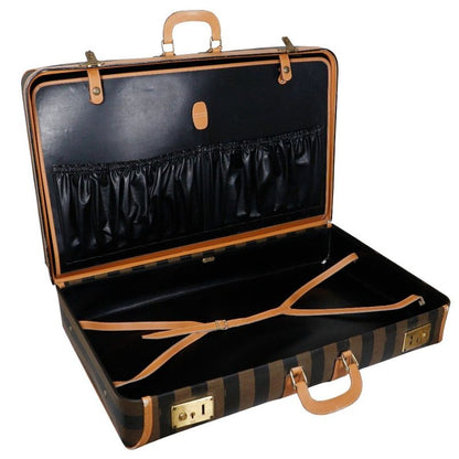 Fendi Pecan Pvc×leather Unisex Carry Bag