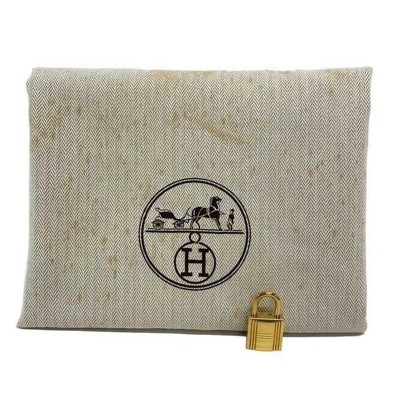 Hermes Handbag Birkin 30 Black Gold Hardware