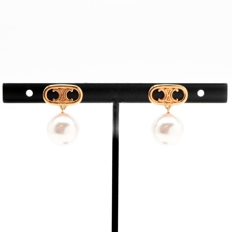 Celine Earrings Earring Gold Triomphe