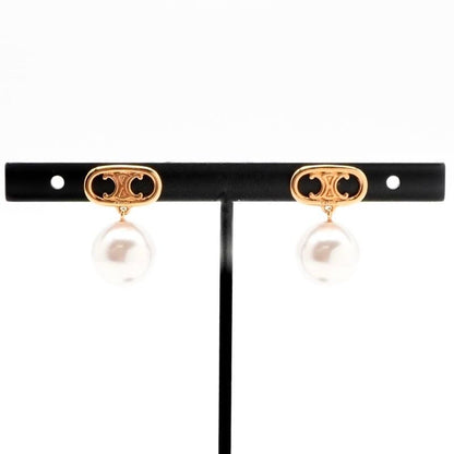 Celine Earrings Earring Gold Triomphe