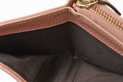 Gucci Wallet Fold Gucci Fold Wallet GG Canvas GG Beige Pink 346056
