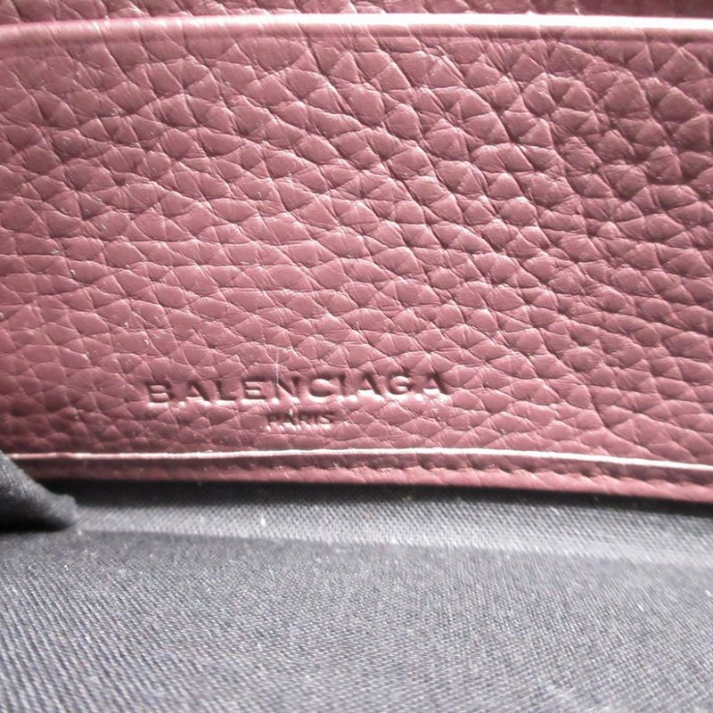 Balenciaga Blackout 443521 Leather Brown Round Zipper Long Wallet 1308 Balenciag