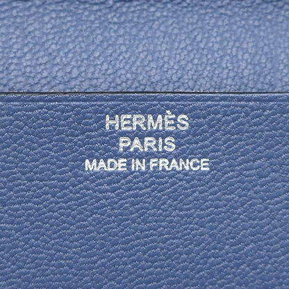 Hermes Notebook Cabas - Agenda Vision Chevre Blue Agathe Silver Hardware X
